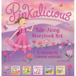 The Pinkalicious Take-Along Storybook Set: Tickled Pink, Pinkalicious and the Pi